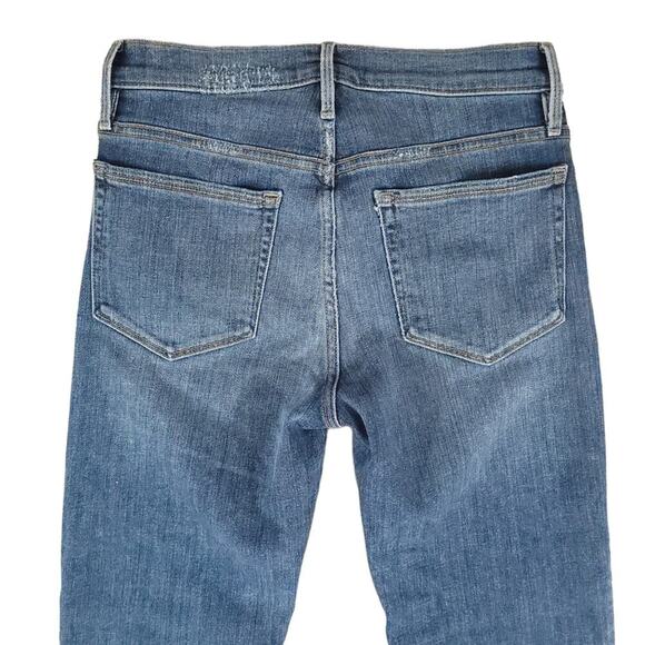 Frame Denim Straight Ankle Jeans Le Nouveau Straight Sheffield Medium Wash - Picture 8 of 12